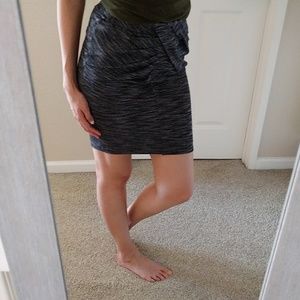 LULULEMON & Go Where To Gray Bodycon Skirt 4